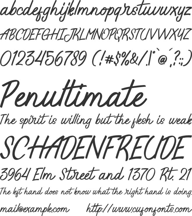 Jelly Belty font preview