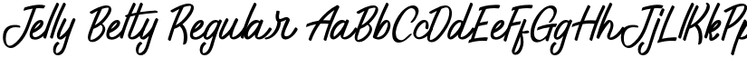 Jelly Belty Regular font