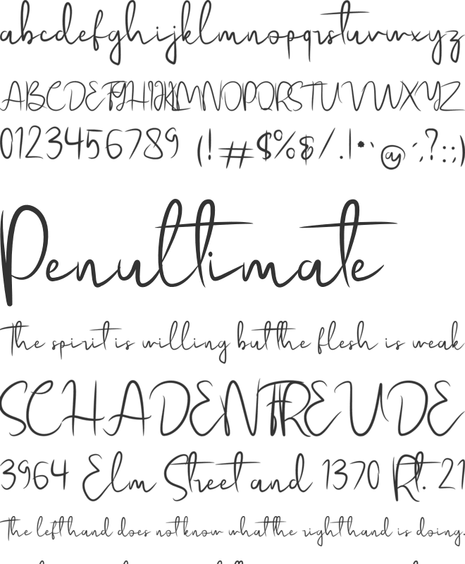 Esmeralda font preview