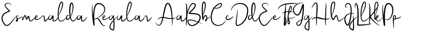 Esmeralda Regular font