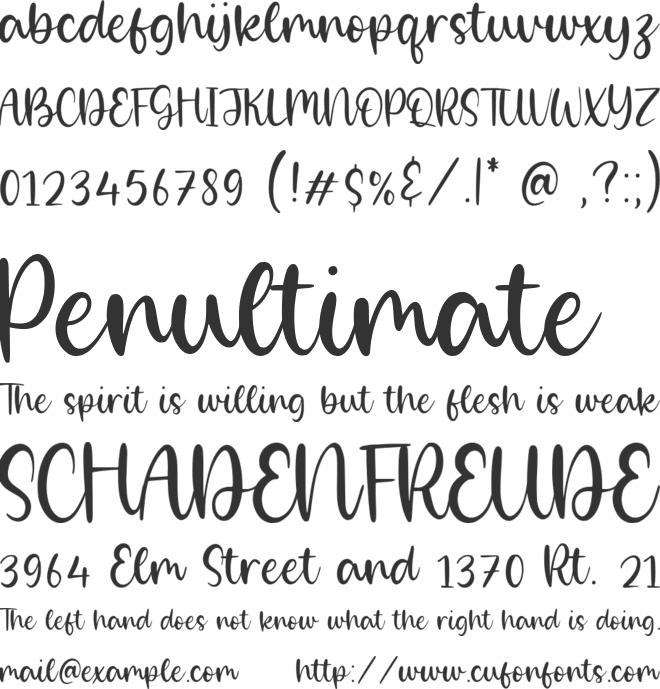 Rainbow Universe font preview