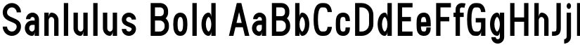 Sanlulus Bold font
