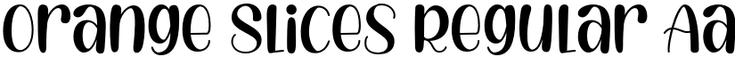Orange Slices Regular font