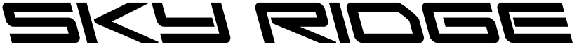 Sky Ridge Bold Leftalic Regular font