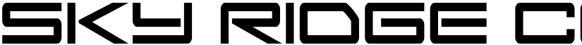 Sky Ridge Condensed Regular font