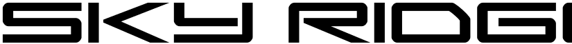 Sky Ridge Expanded Regular font