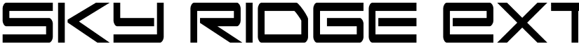 Sky Ridge Extra-Condensed Regular font
