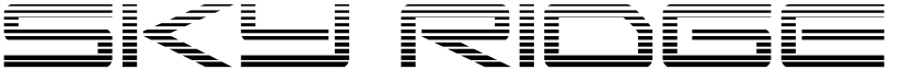 Sky Ridge Gradient Regular font