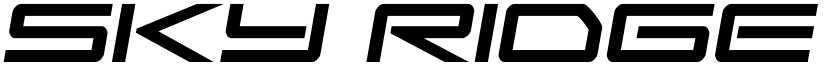 Sky Ridge Semi-Italic Regular font