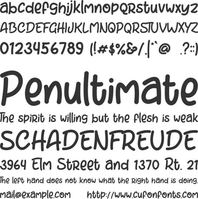arthury font preview