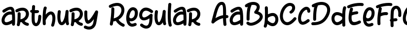 arthury Regular font