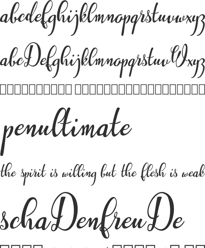 Westyler font preview