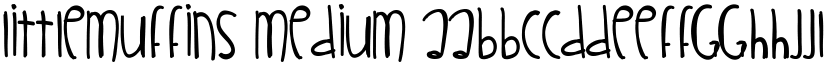 LittleMuffins Medium font