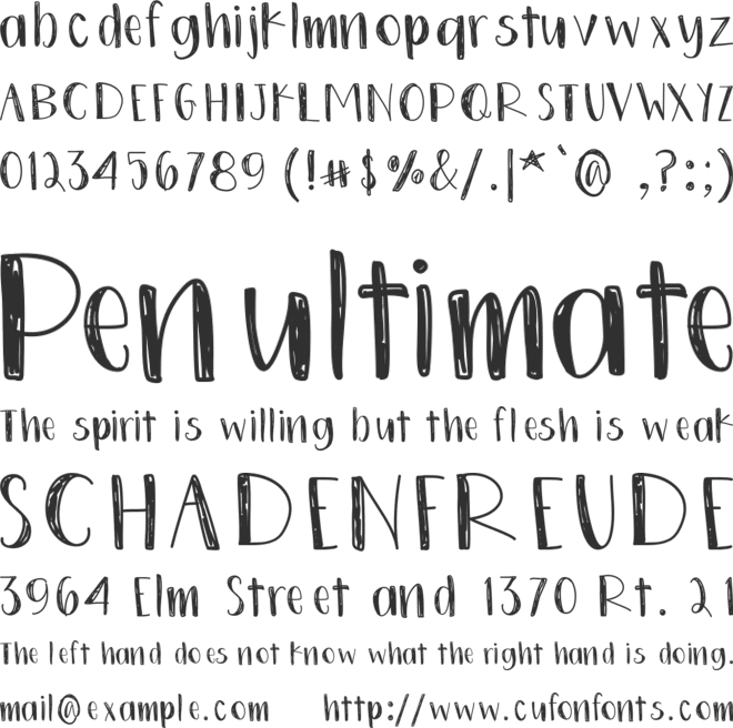 ChalkyChuck font preview