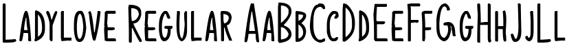 Ladylove Regular font