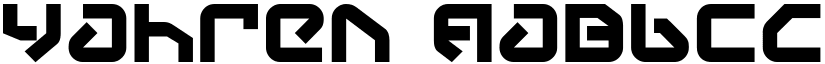 Yahren font
