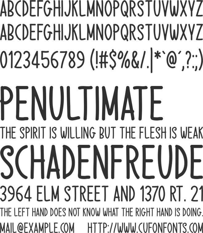 Christmas Morning font preview