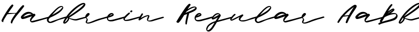 Halbrein Regular font