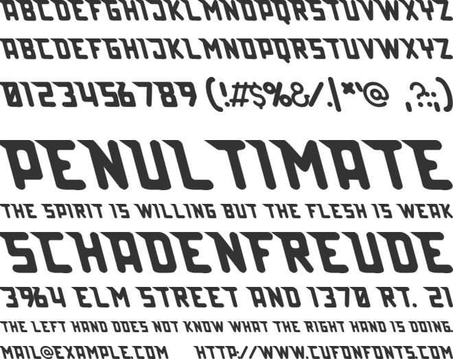 Lazerbeam Surprise font preview