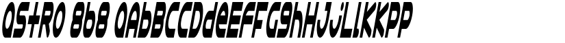 Astro 868 font
