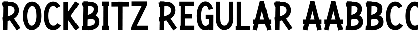 Rockbitz Regular font