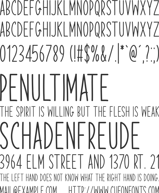 Fairytale Valentine font preview