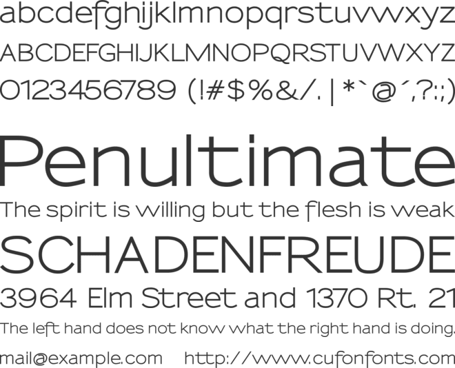 Sansumi font preview