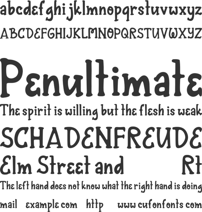 Fontarian font preview