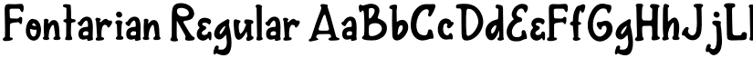 Fontarian Regular font