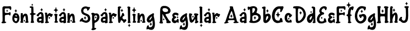 Fontarian Sparkling Regular font