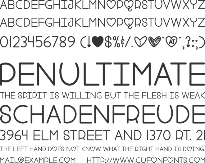 Fool For Love font preview