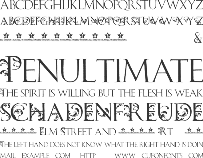 CARIBBEAN TOOL font preview