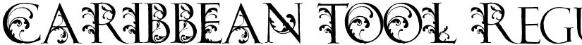 CARIBBEAN TOOL Regular font