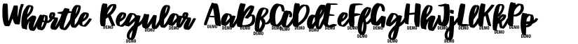 Whortle Regular font