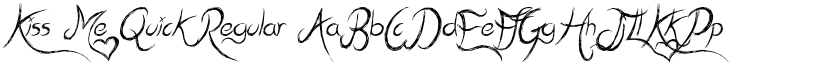 Kiss Me Quick Regular font