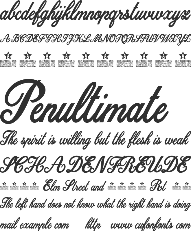 Dattermatter Personal Use font preview