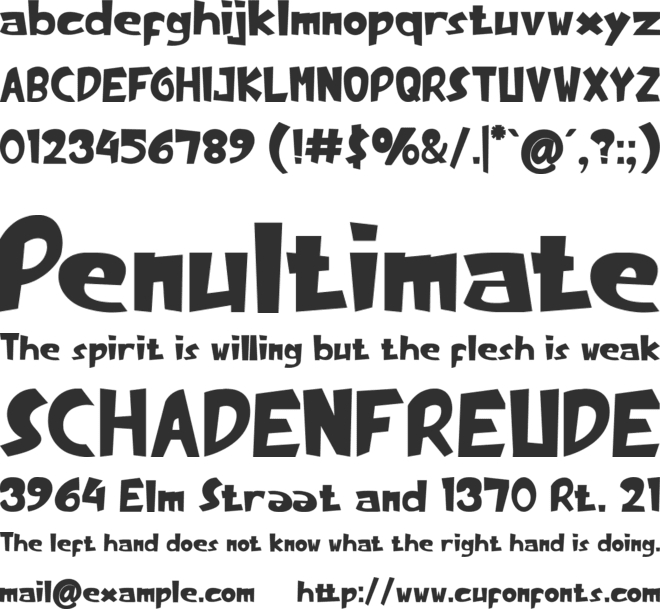 Dolphin font preview