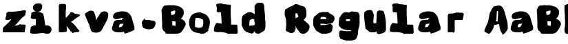zikva-Bold Regular font