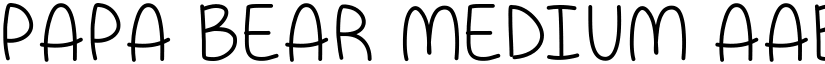 Papa Bear Medium font