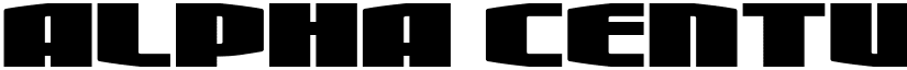 Alpha Century Regular font