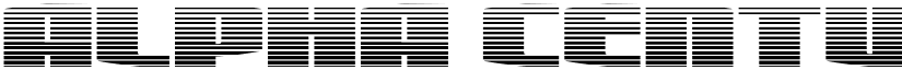 Alpha Century Gradient Regular font