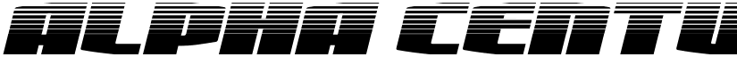 Alpha Century Halftone Italic Regular font