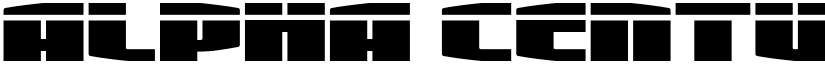 Alpha Century Laser Regular font