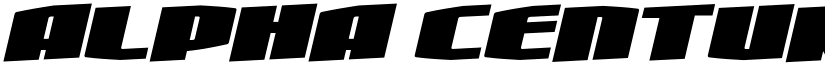Alpha Century Rotalic Regular font