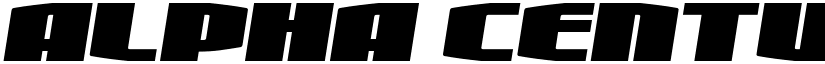 Alpha Century Semi-Italic Regular font