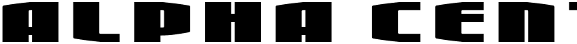 Alpha Century Title Regular font