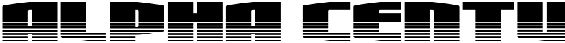 Alpha Century Twotone Regular font