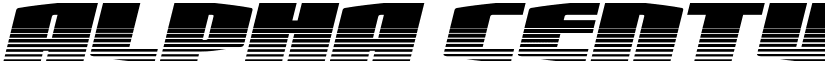 Alpha Century Twotone Italic Regular font