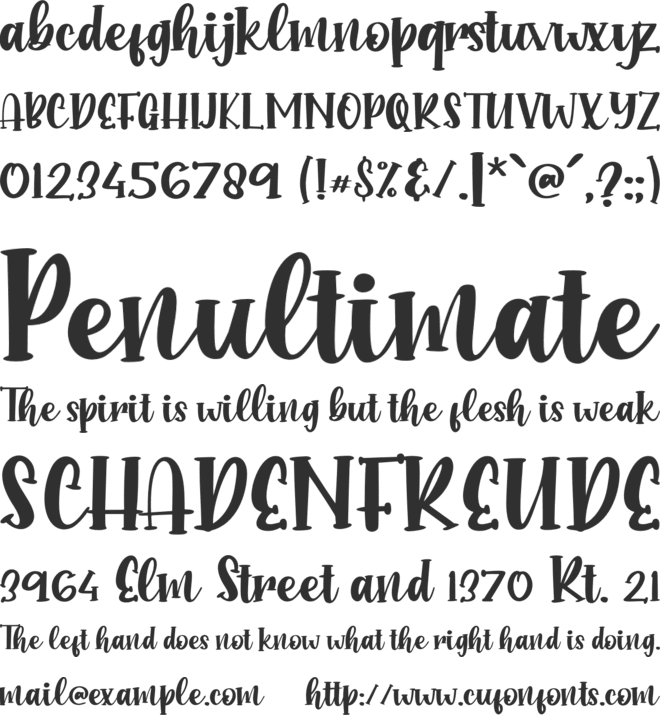 Into Paradise - Personal Use font preview