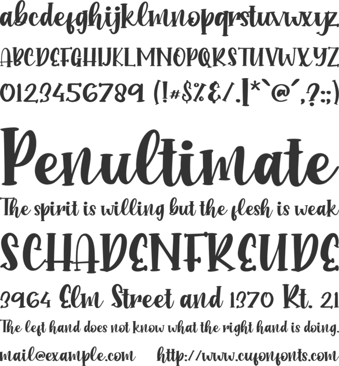 Into Paradise - Personal Use font preview